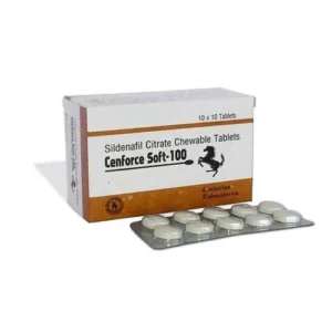 Cenforce Soft 100 Mg (Sildenafil Citrate – Chewable)